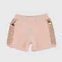 Shorts en interlock pour fille, rose Shorts en interlock pour fille, rose