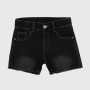Shorts en jersey pour fille, noir Shorts en jersey pour fille, noir