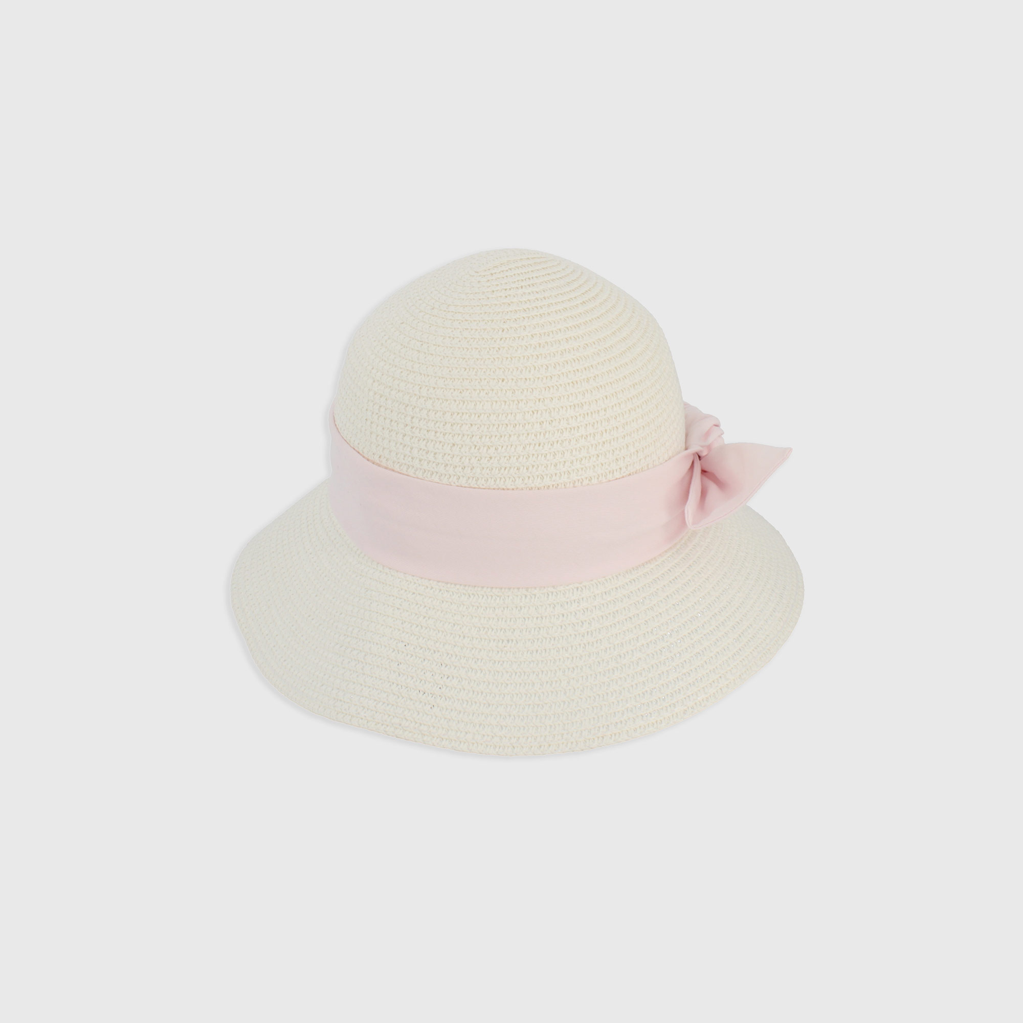 Cappello in paglia da Bambina, BIANCO