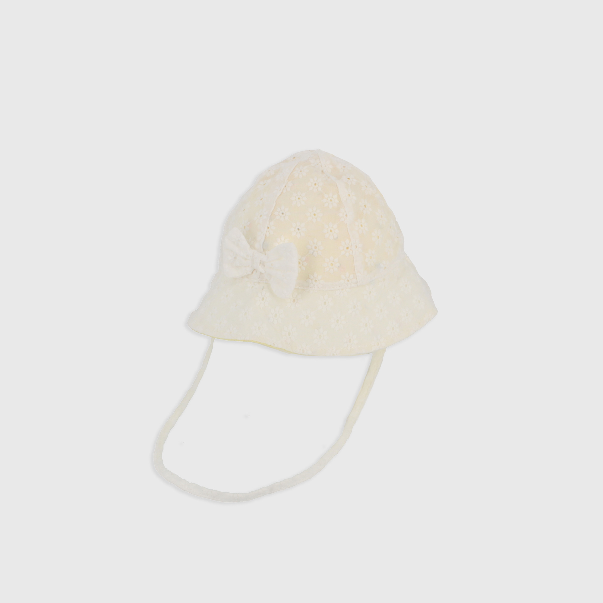 Cappello double-face da Neonata, BIANCO