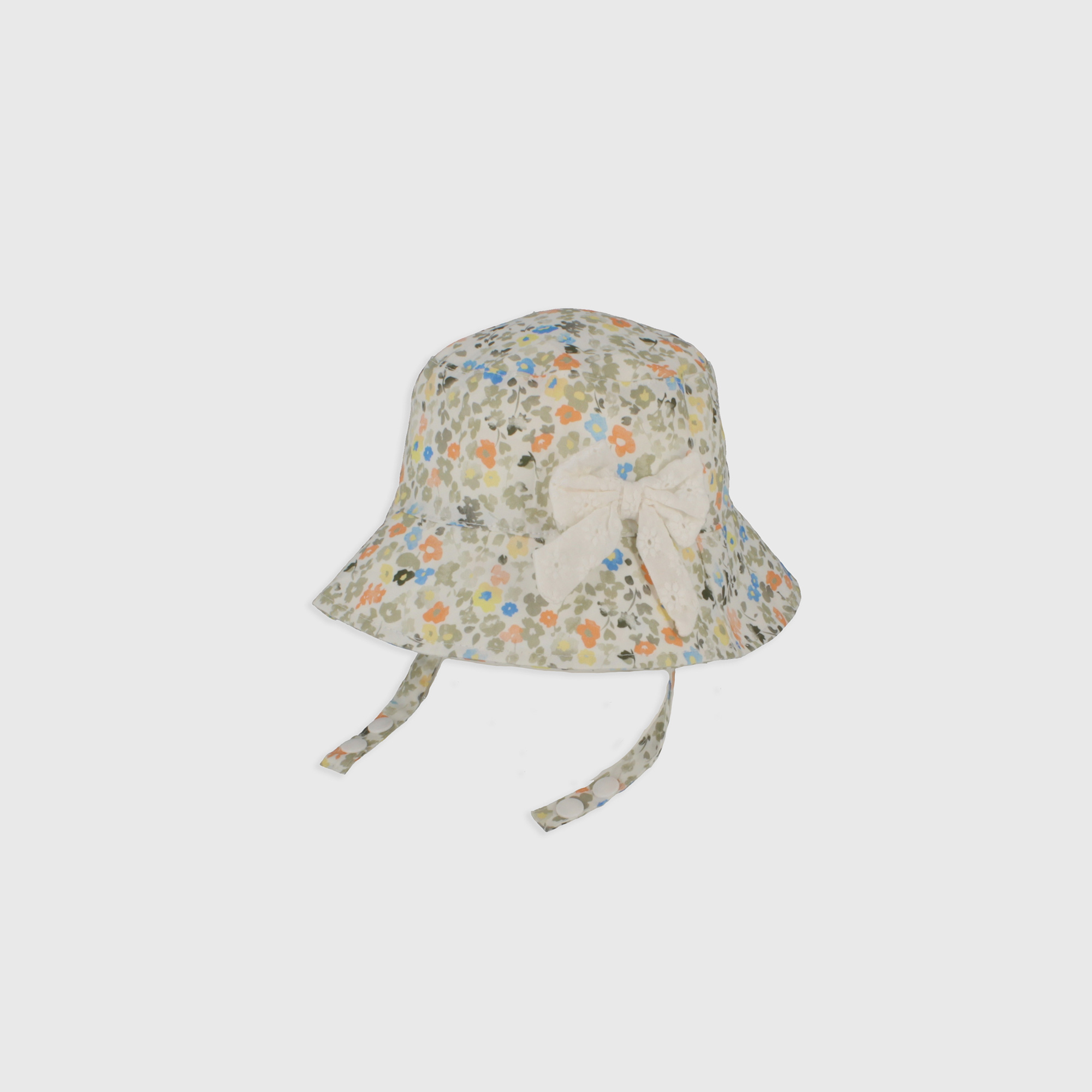 Cappello in cotone da Neonata, BIANCO