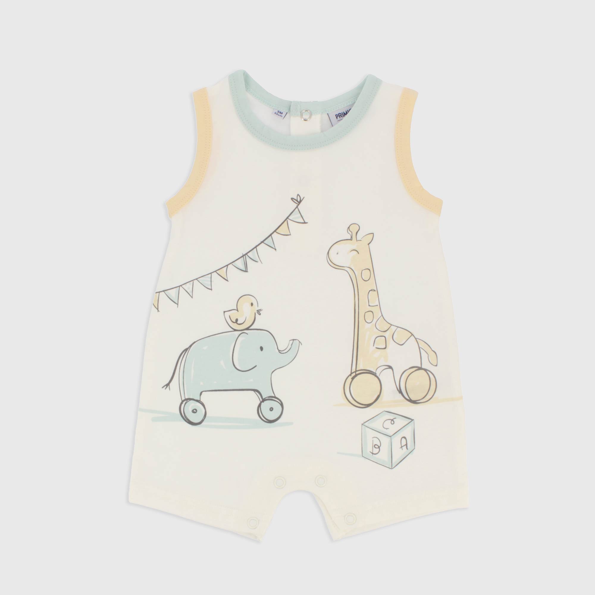 Pagliaccetto in jersey  Unisex, BIANCO