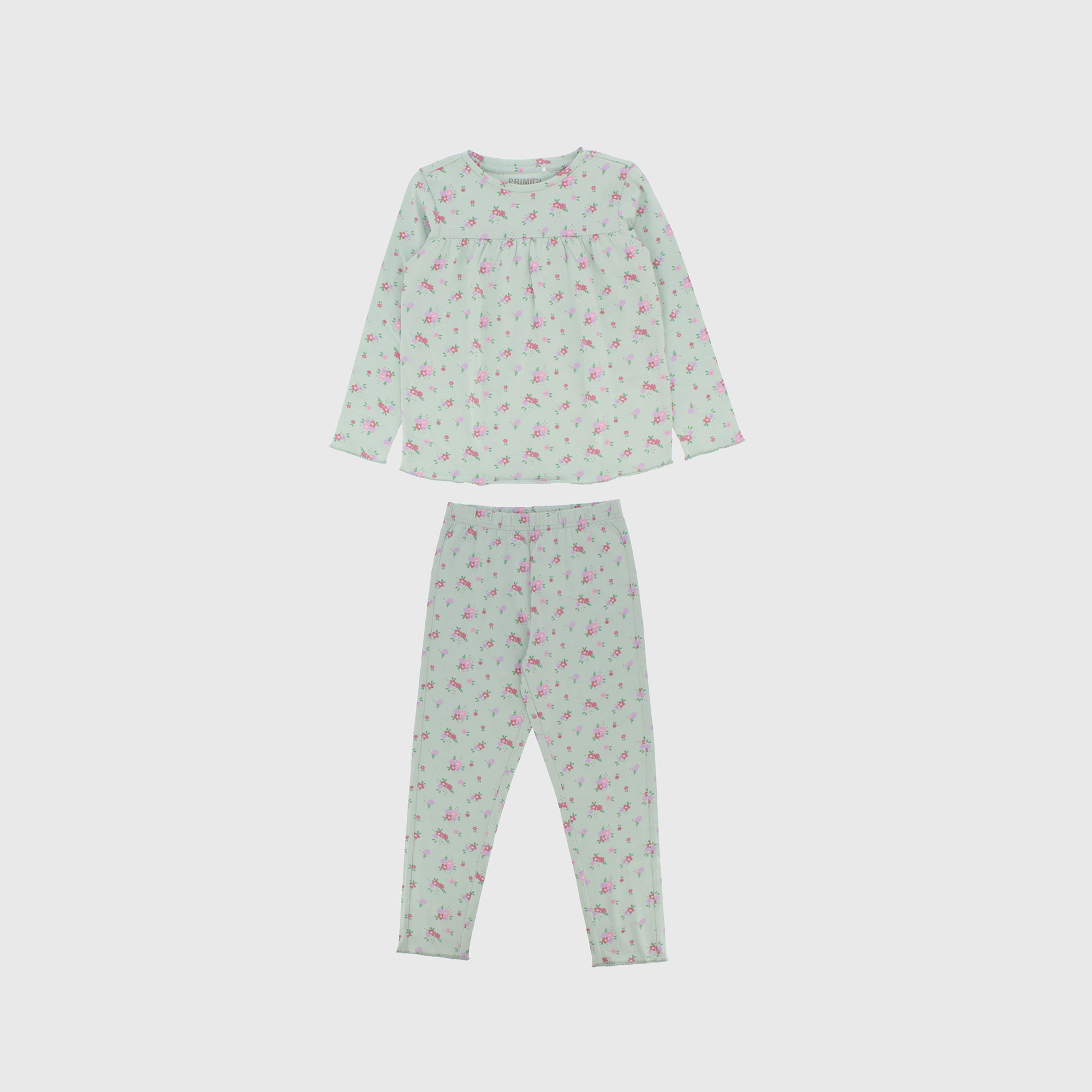 Pigiama in jersey da Bambina, VERDE