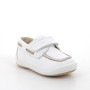 mocassin  in leather  boy   white mocassin  in leather  boy   white