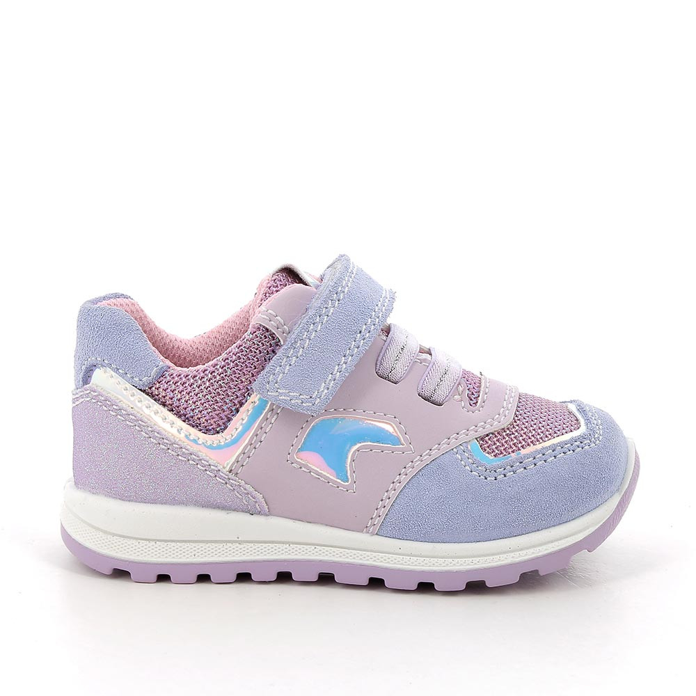 Scarpe da bambina indaco-pink