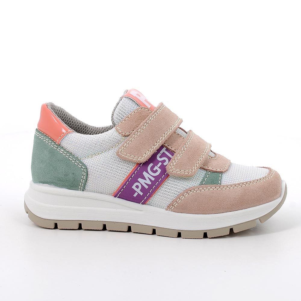 Sneakers da bambina skin-menta-bianco