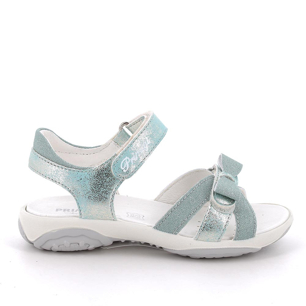 Sandali Primavera/Estate Primigi Amelia Per Bambine - In Pelle Bianca Con Fibbia - Foto 5