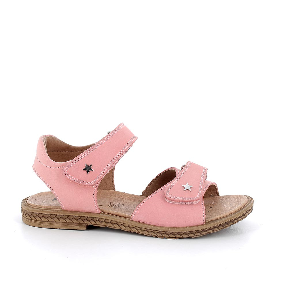 Sandali in pelle da bambina blush