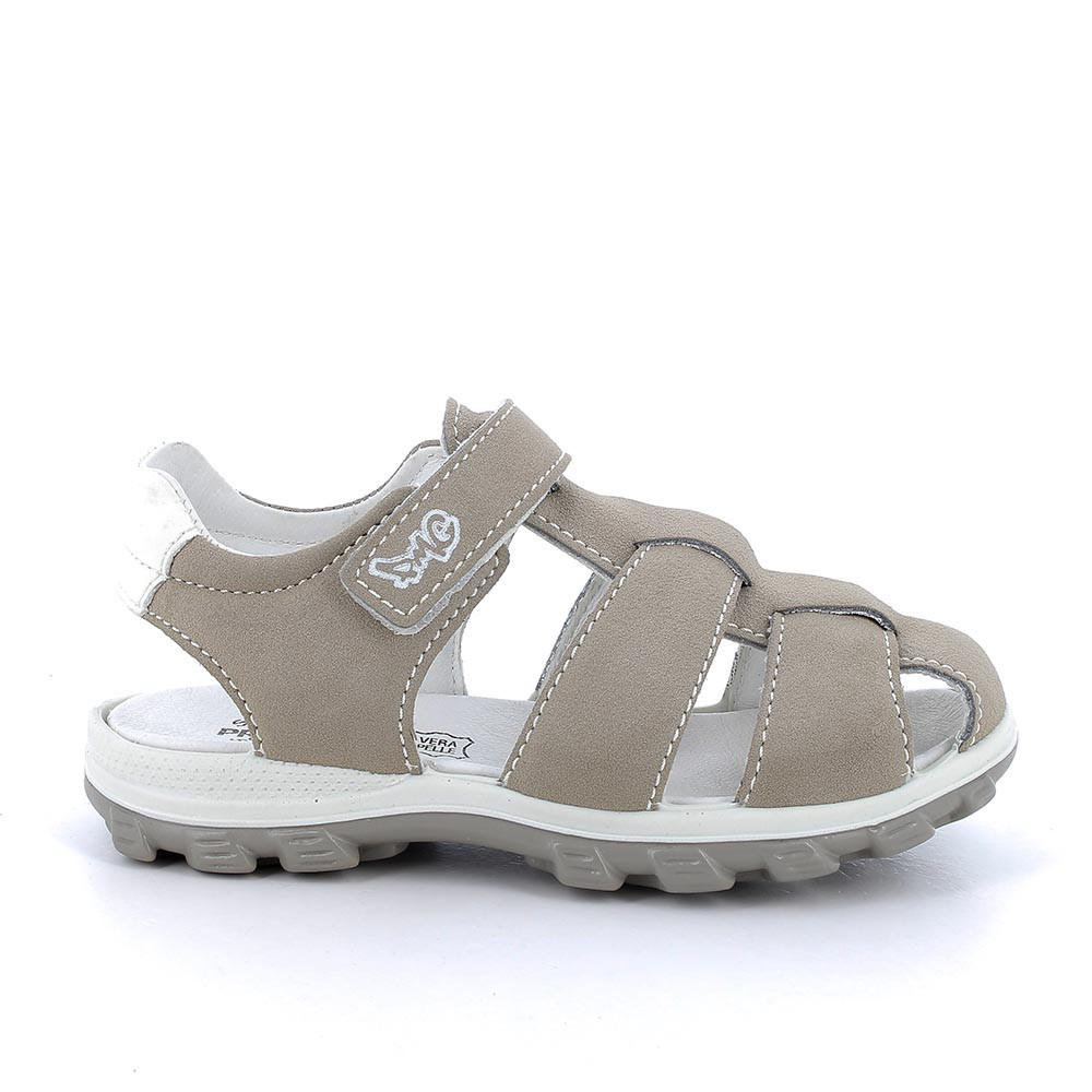 SANDALE  JUNGEN   DUNKELGRAU-WEISS