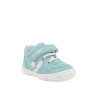 chaussure en cuir  fille   turquoise chaussure en cuir  fille   turquoise