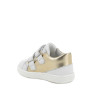 zapatos de niña, blanco-oro zapatos de niña, blanco-oro
