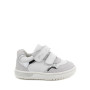 chaussure en cuir  fille   blanc-argent chaussure en cuir  fille   blanc-argent