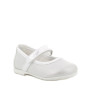 BALLERINA SCHUHE  MAEDCHEN   WEISS  LAMINIERT BALLERINA SCHUHE  MAEDCHEN   WEISS  LAMINIERT
