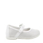 BALLERINA SCHUHE  MAEDCHEN   WEISS  LAMINIERT BALLERINA SCHUHE  MAEDCHEN   WEISS  LAMINIERT