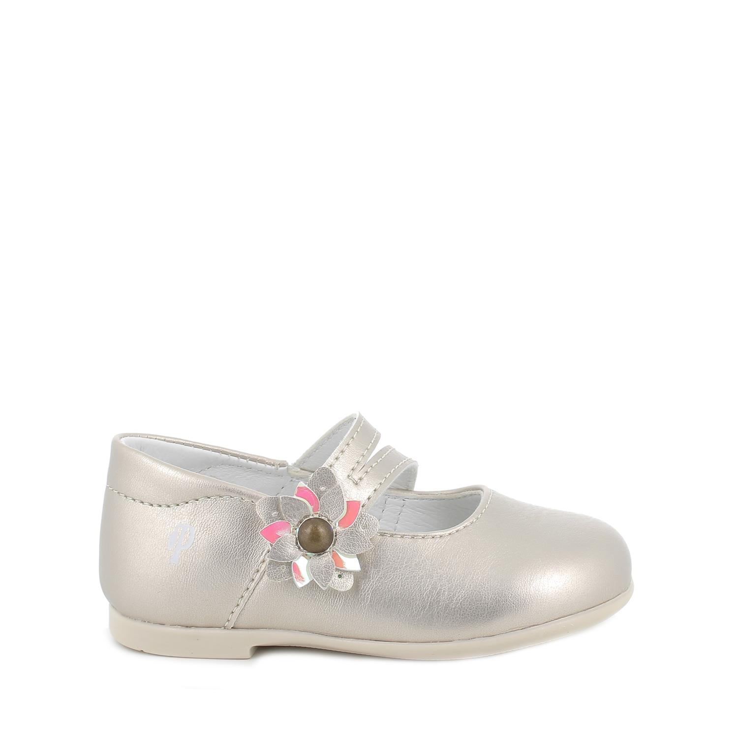 Ballerine da bambina platino