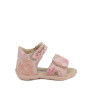 sandal in leather   girl   light pink sandal in leather   girl   light pink