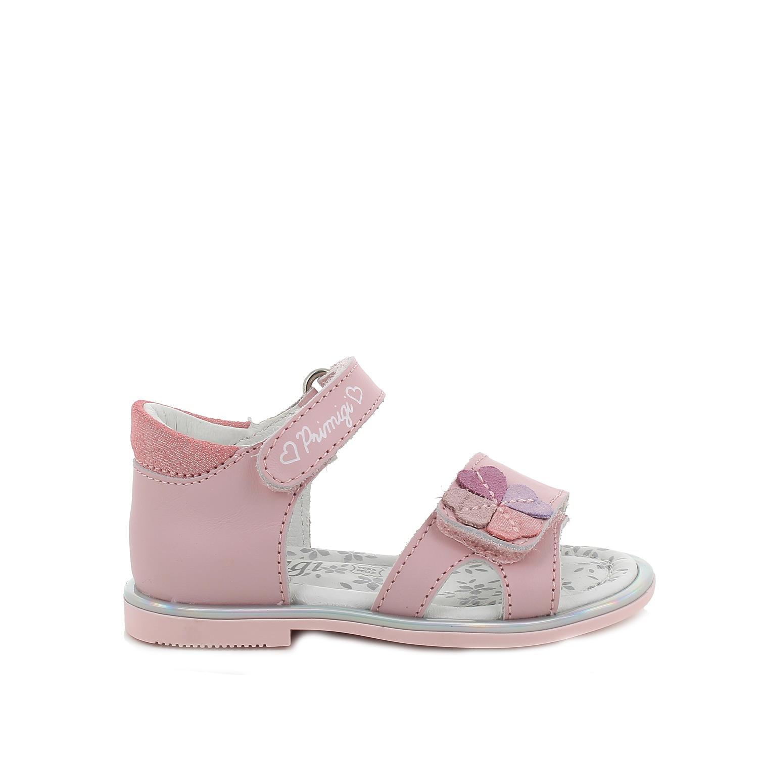 Sandali in pelle da bambina rosa