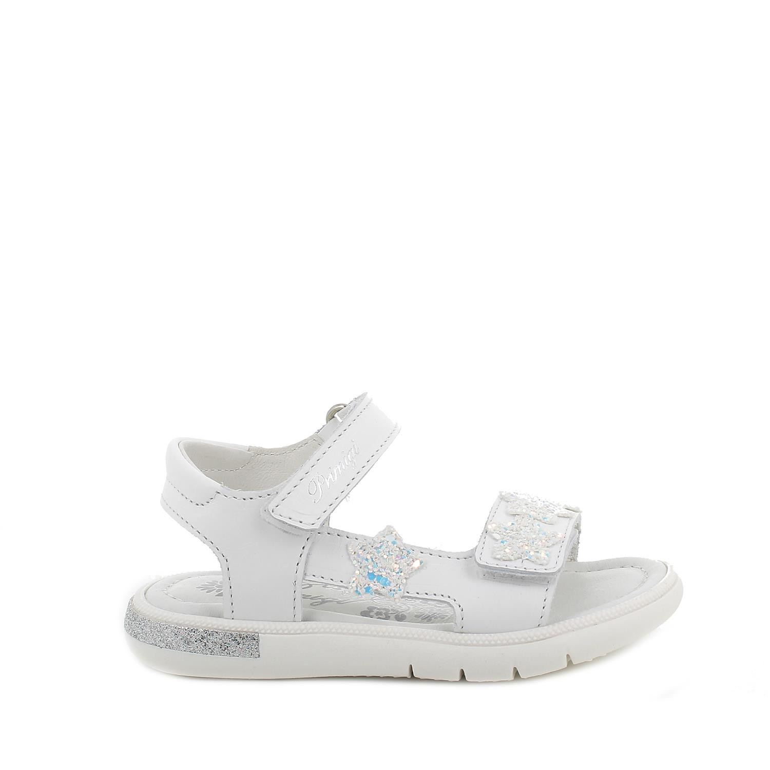 Sandali in pelle da bambina bianco