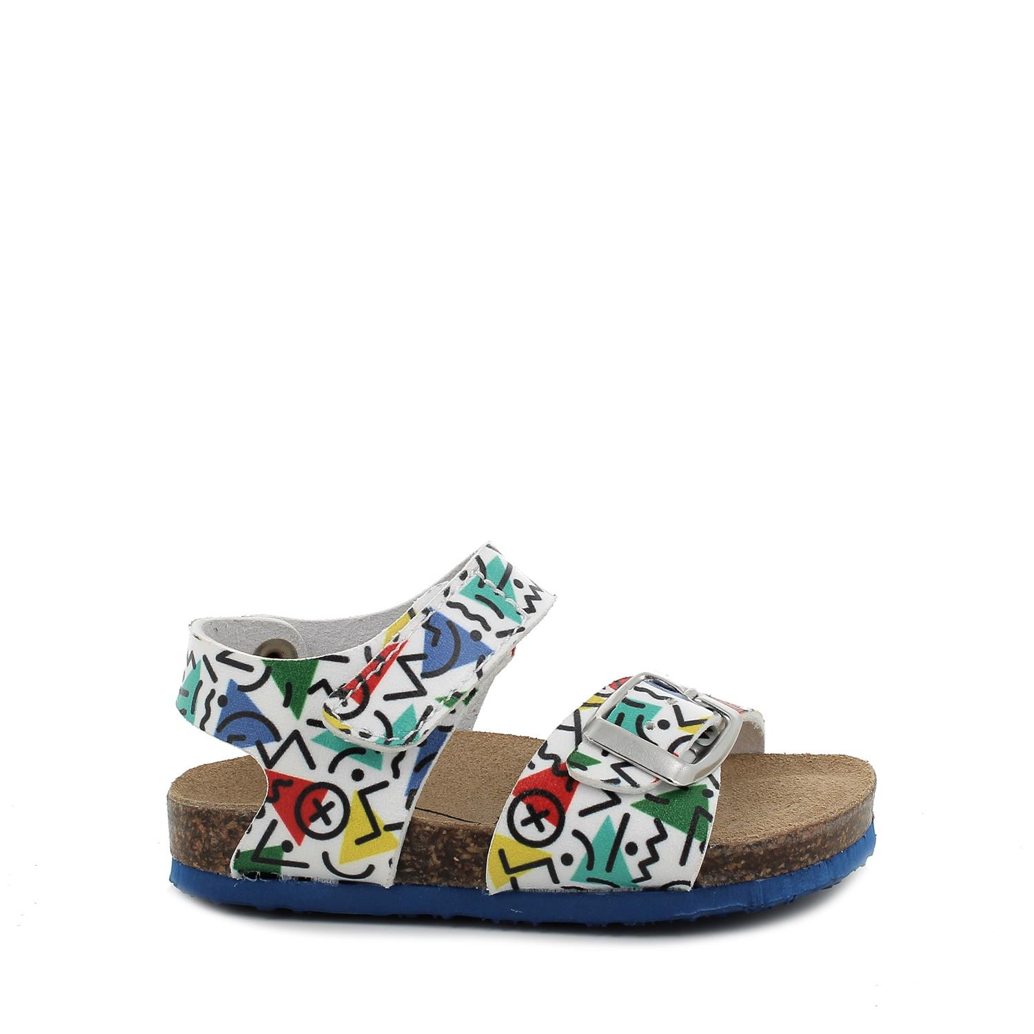 SANDALE  JUNGEN    WHITE MULTICOLOR
