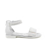 sandale fille   blanc irisé sandale fille   blanc irisé