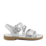 SANDALE  AUS LEDER  MAEDCHEN   SILBER SANDALE  AUS LEDER  MAEDCHEN   SILBER