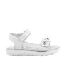 Sandali in pelle da bambina bianco Sandali in pelle da bambina bianco