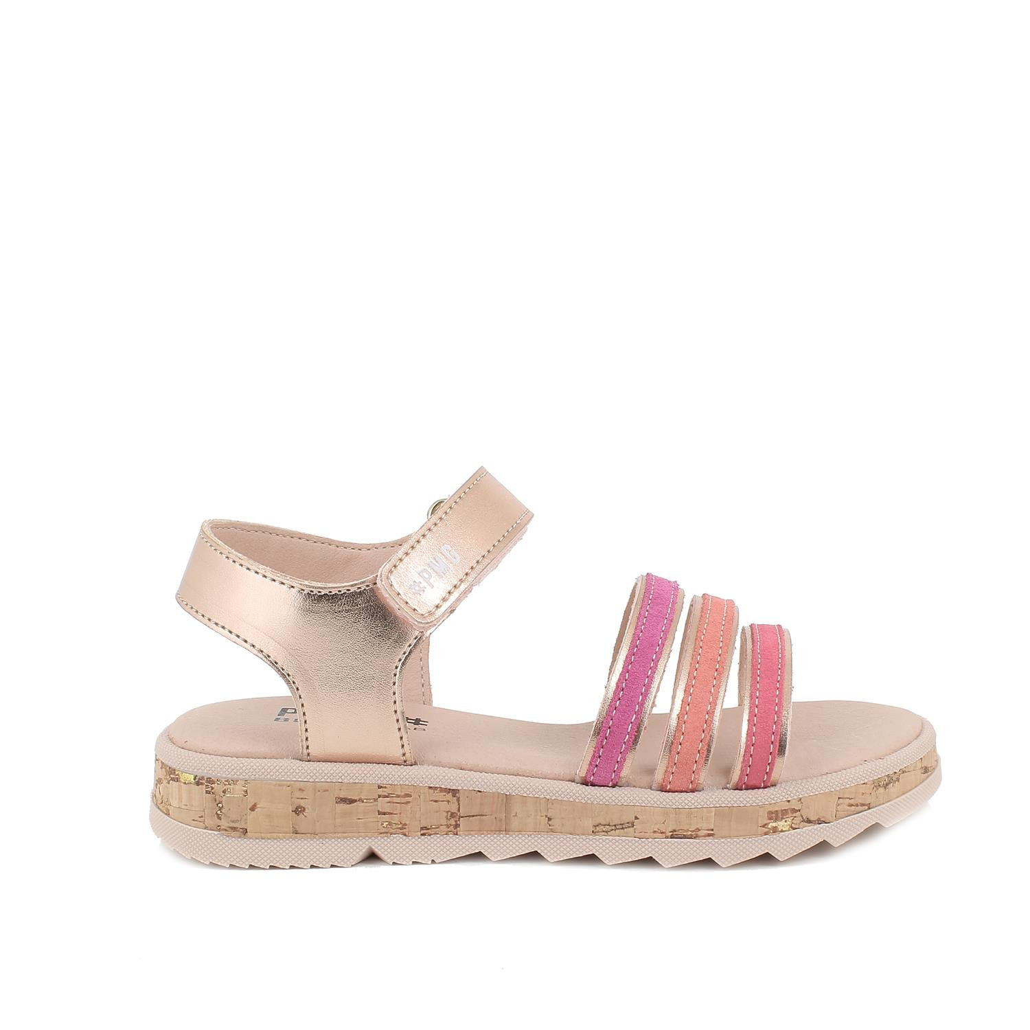 SANDALE  MAEDCHEN    HELLROSA-MAGENTA-LACHS