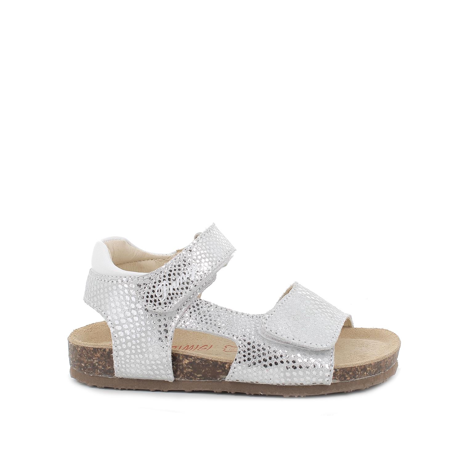 SANDALE  AUS LEDER  MAEDCHEN   SILBER