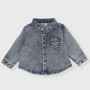Newborn jeans overshirt, blue Newborn jeans overshirt, blue