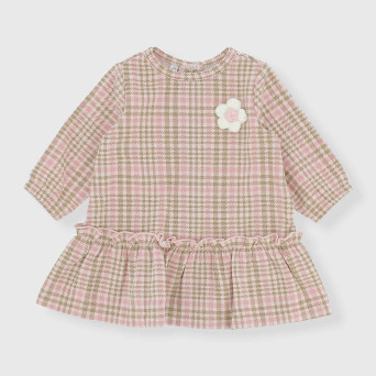 Fleecekleid für Babymädchen, rosa Fleecekleid für Babymädchen, rosa
