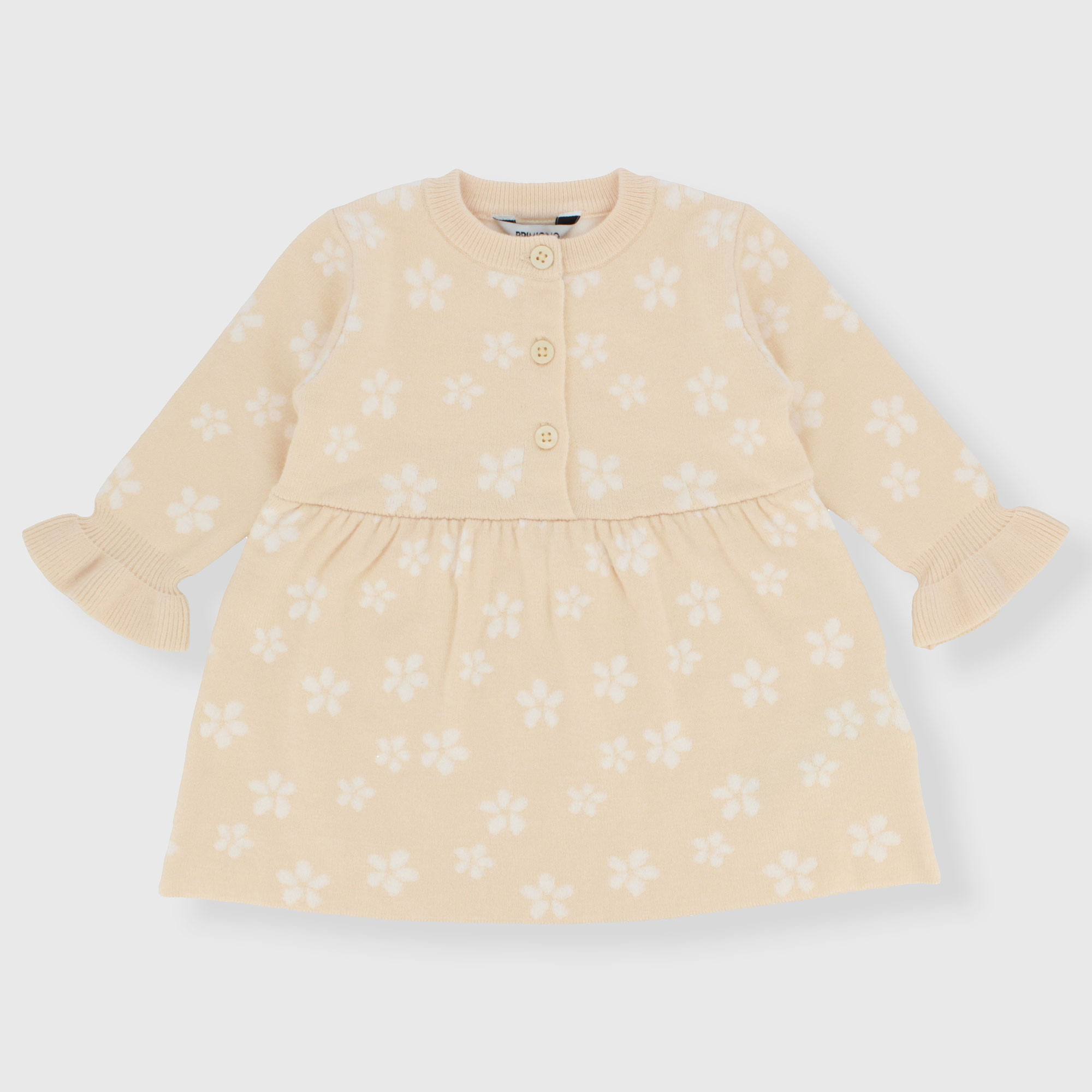 Strickkleid für Babymädchen, beige