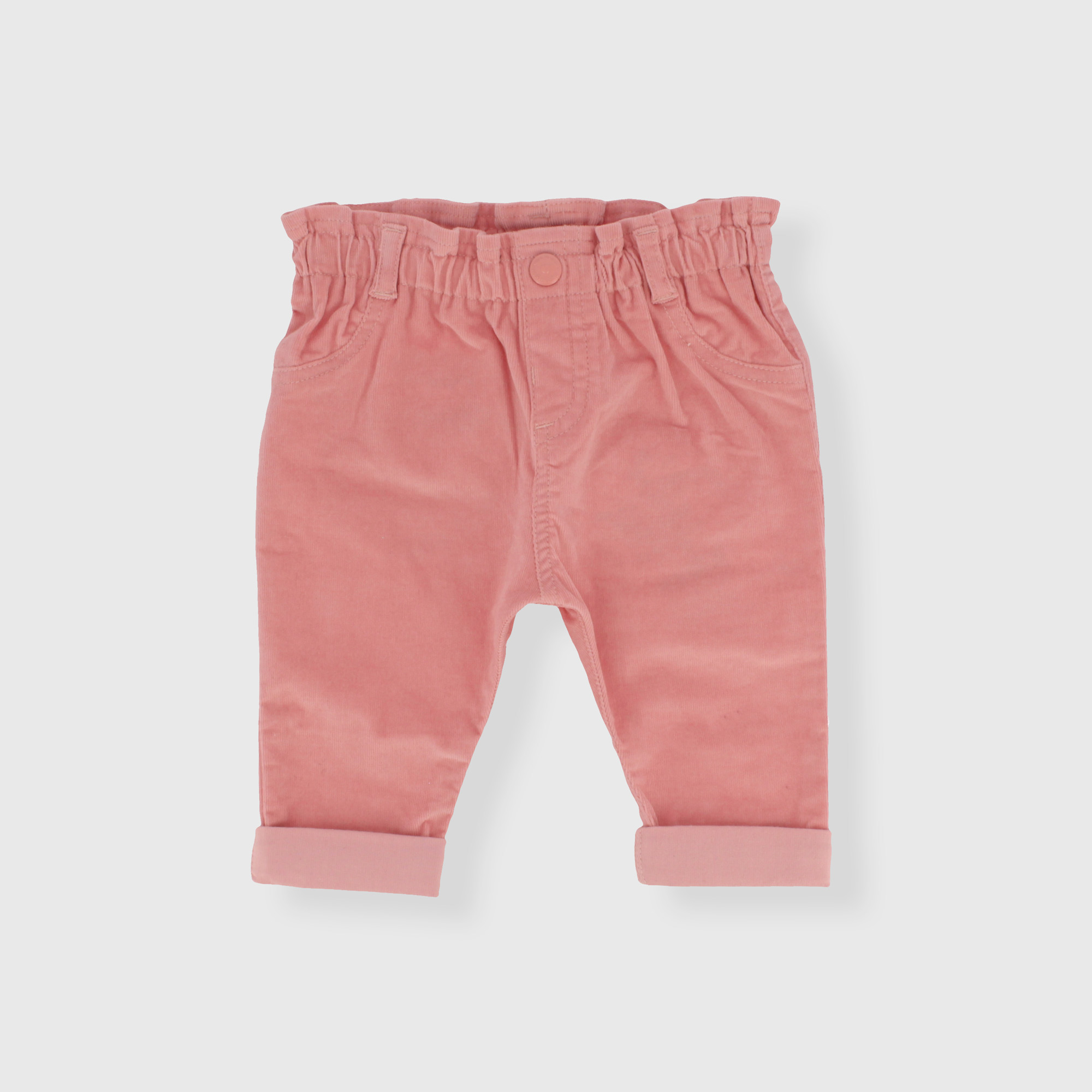 Pantalone in velluto da neonata, ROSA