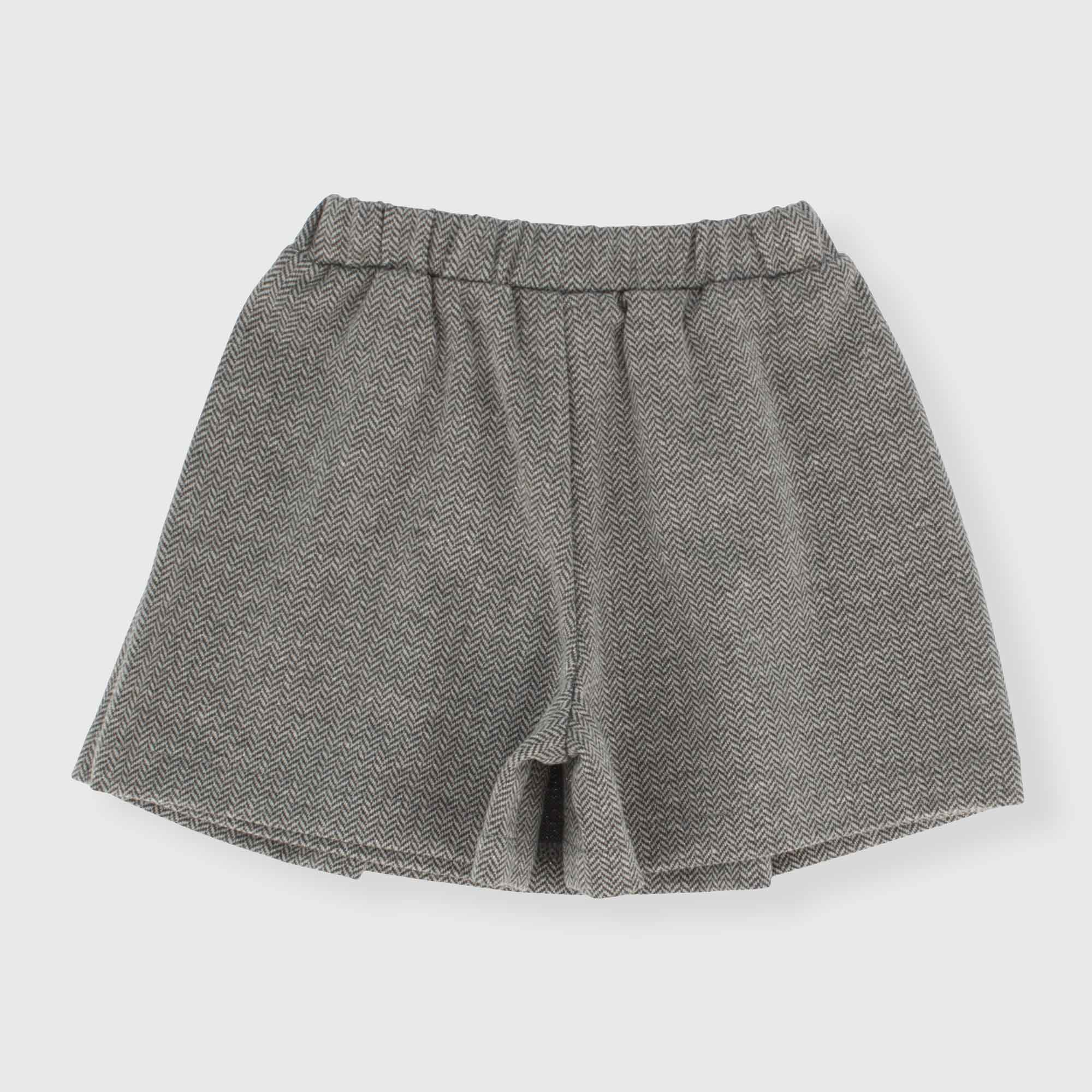 Gonna pantalone da bambina, GRIGIO - Main Image