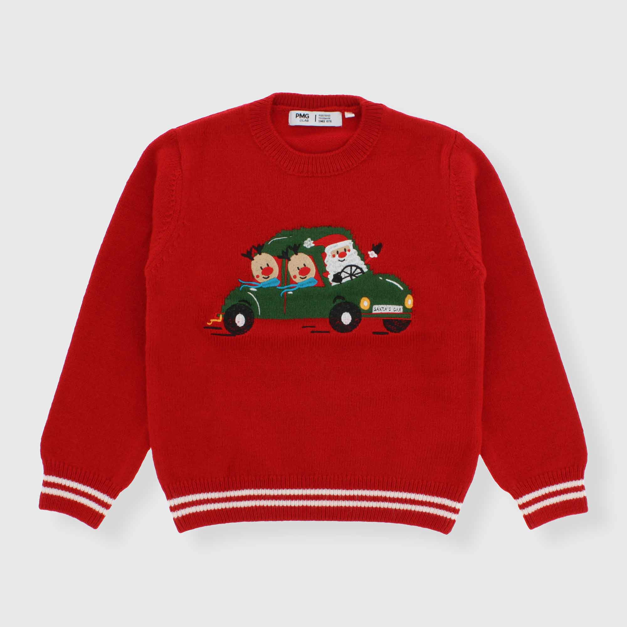 Pullover&#x20;in&#x20;maglia&#x20;da&#x20;bambino,&#x20;ROSSO