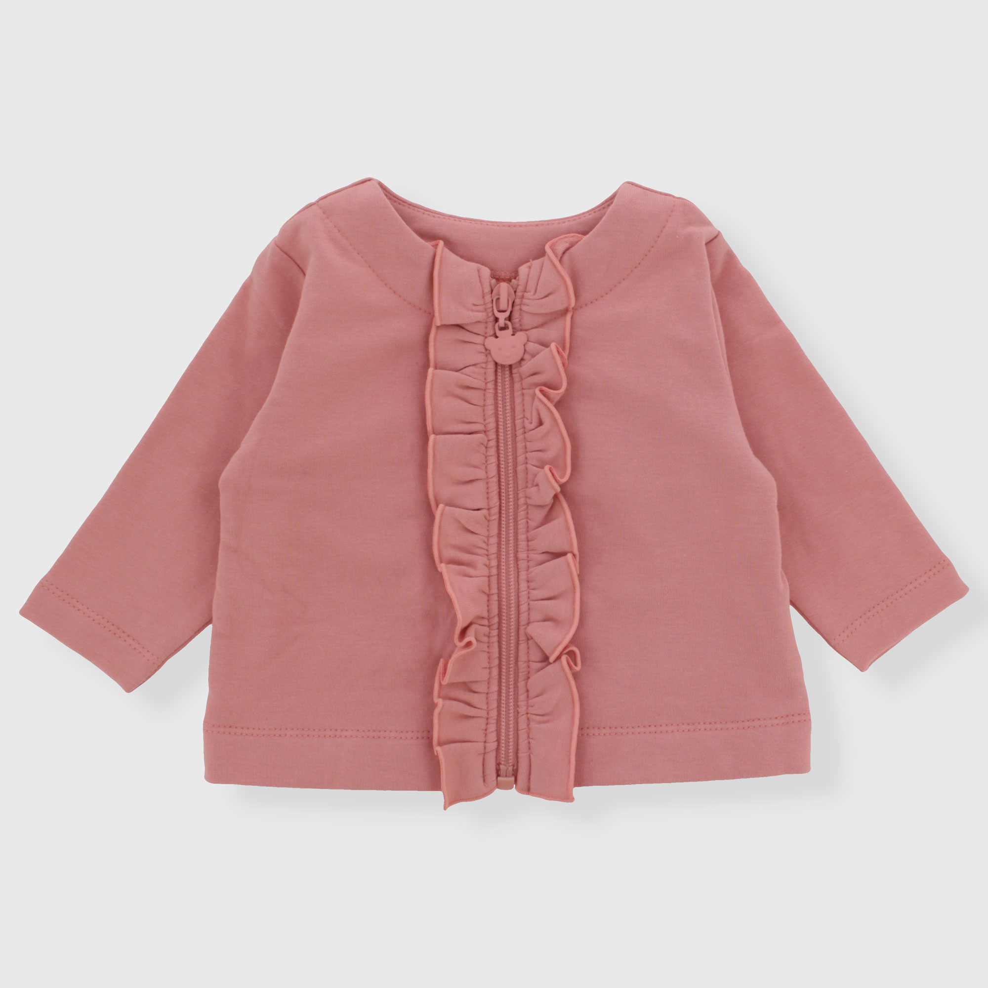 Giacchina in felpa da neonata, ROSA