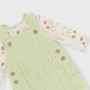 Conjunto de dos piezas de recién nacida, verde Conjunto de dos piezas de recién nacida, verde