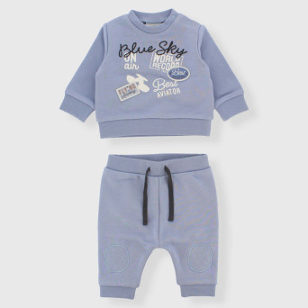 Zweiteiliger Anzug für Babys, blau Zweiteiliger Anzug für Babys, blau