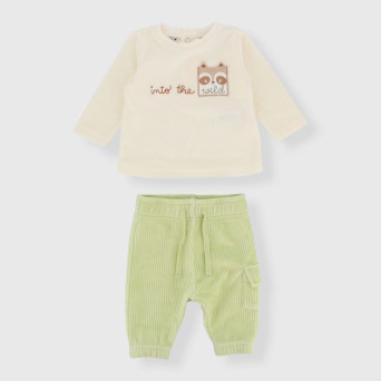 Zweiteiliger Anzug für Neugeborene, weiß Zweiteiliger Anzug für Neugeborene, weiß