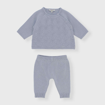 Zweiteiliger Anzug für Babys, blau Zweiteiliger Anzug für Babys, blau
