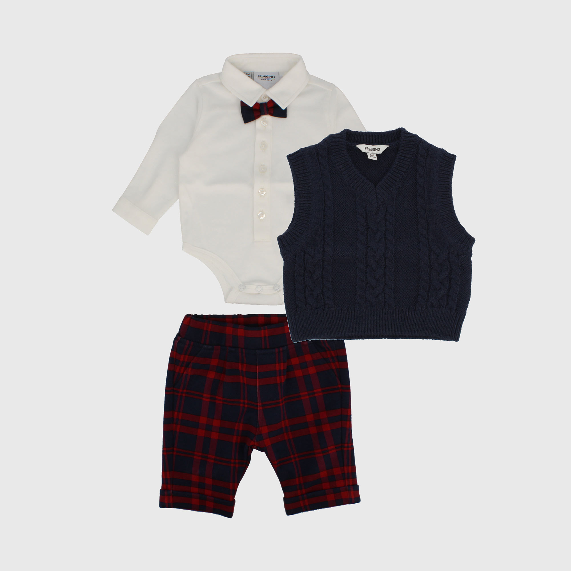 Dreiteiliger Anzug für Baby Jungen, blau