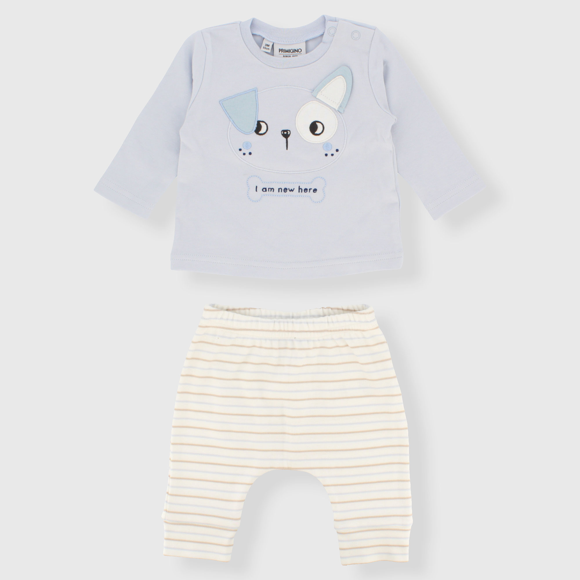 Completo due pezzi da neonato, BLU