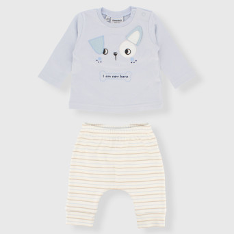 Completo due pezzi da neonato, BLU Completo due pezzi da neonato, BLU