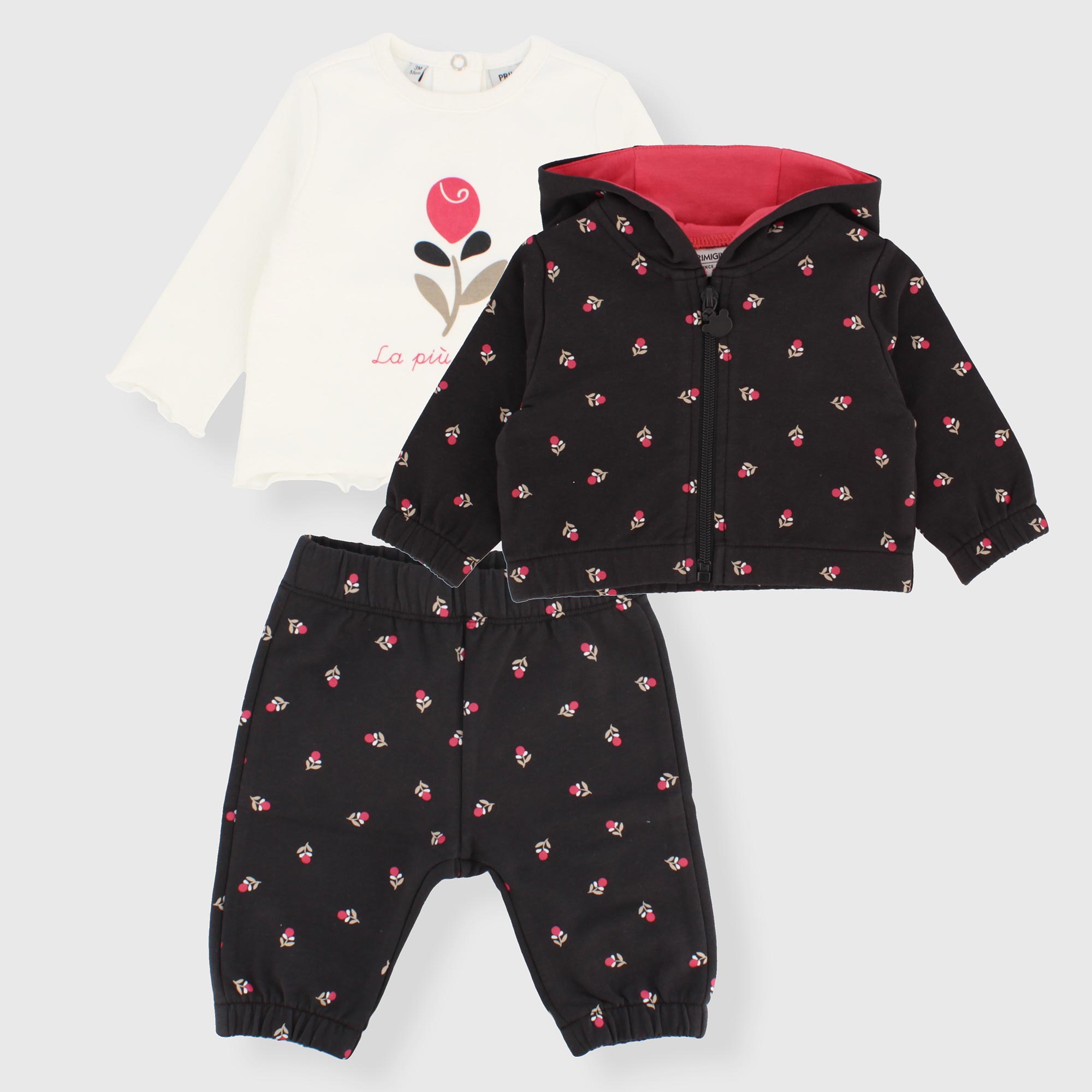 Completo tre pezzi da neonata, BLU