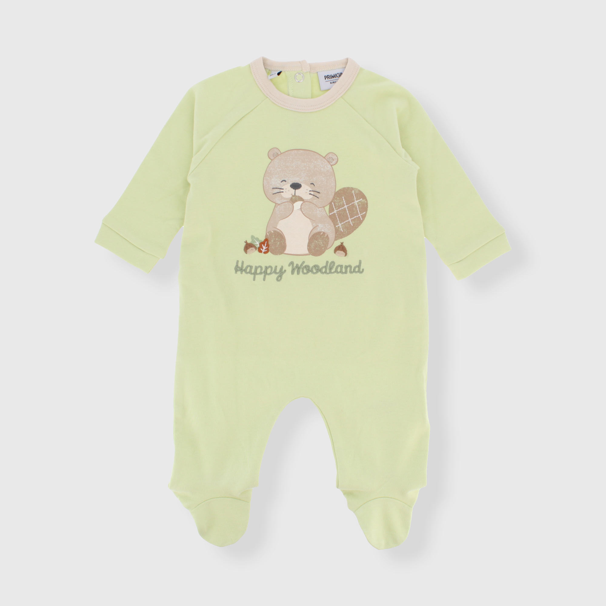 Tutina in interlock da neonato, VERDE