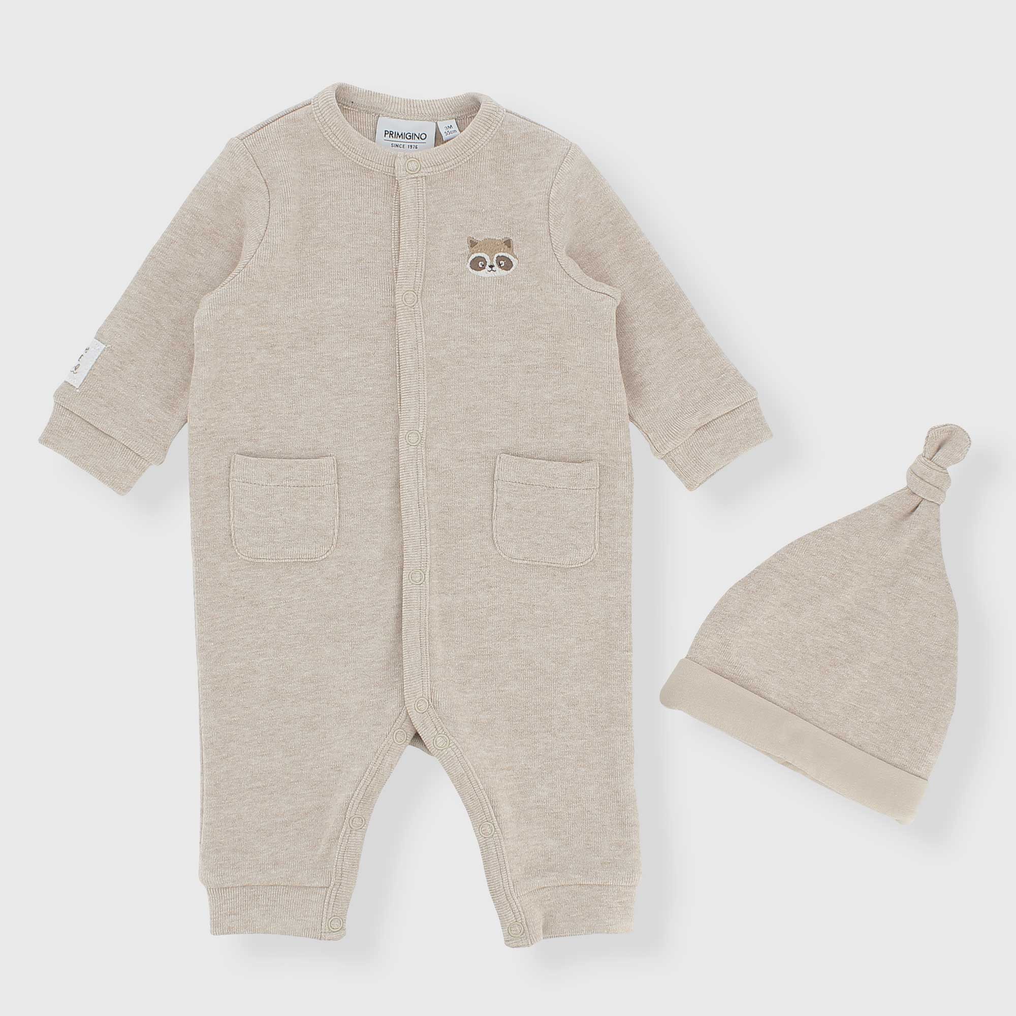 Tutina in costina da neonato, BIANCO