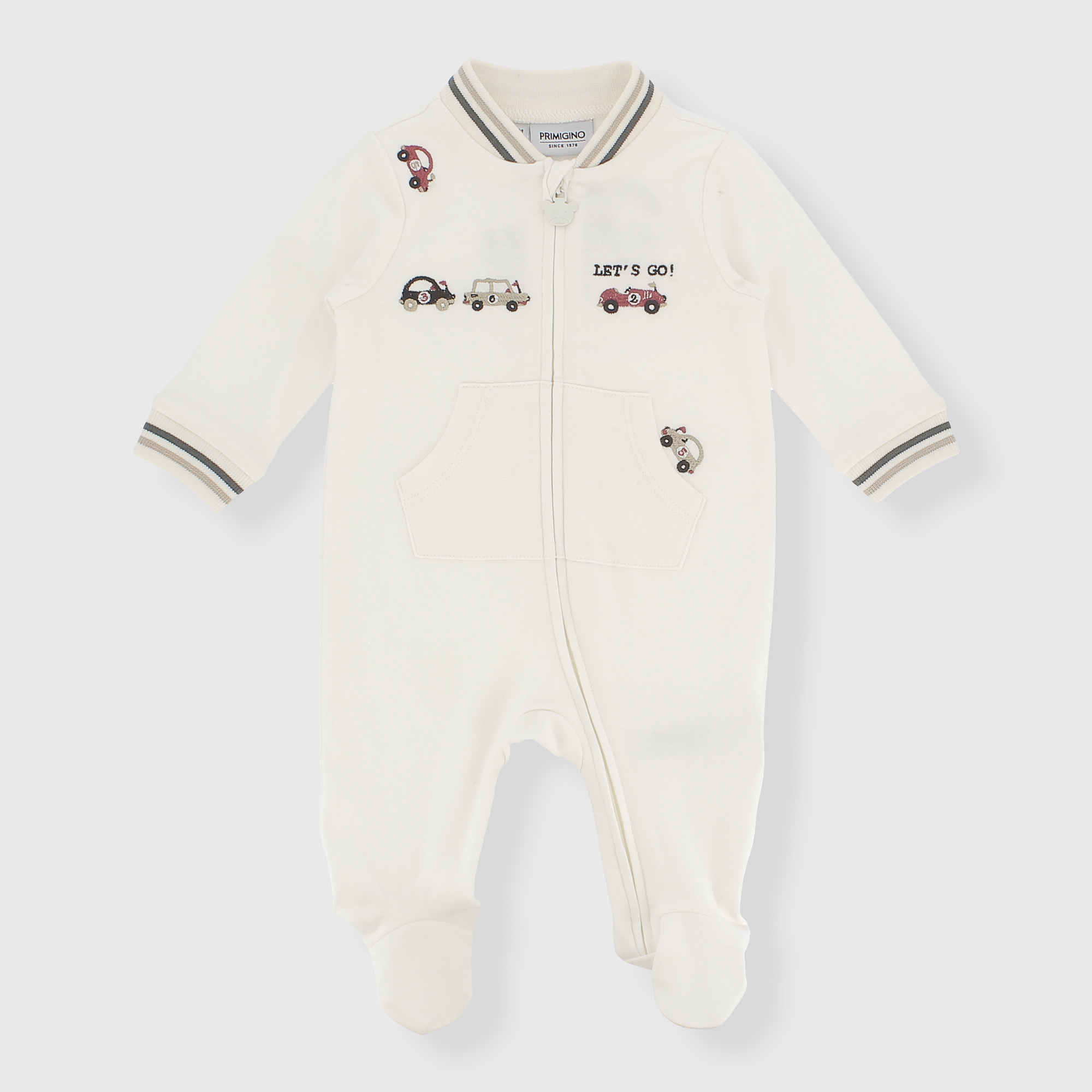 Tutina in interlock da neonato, BIANCO