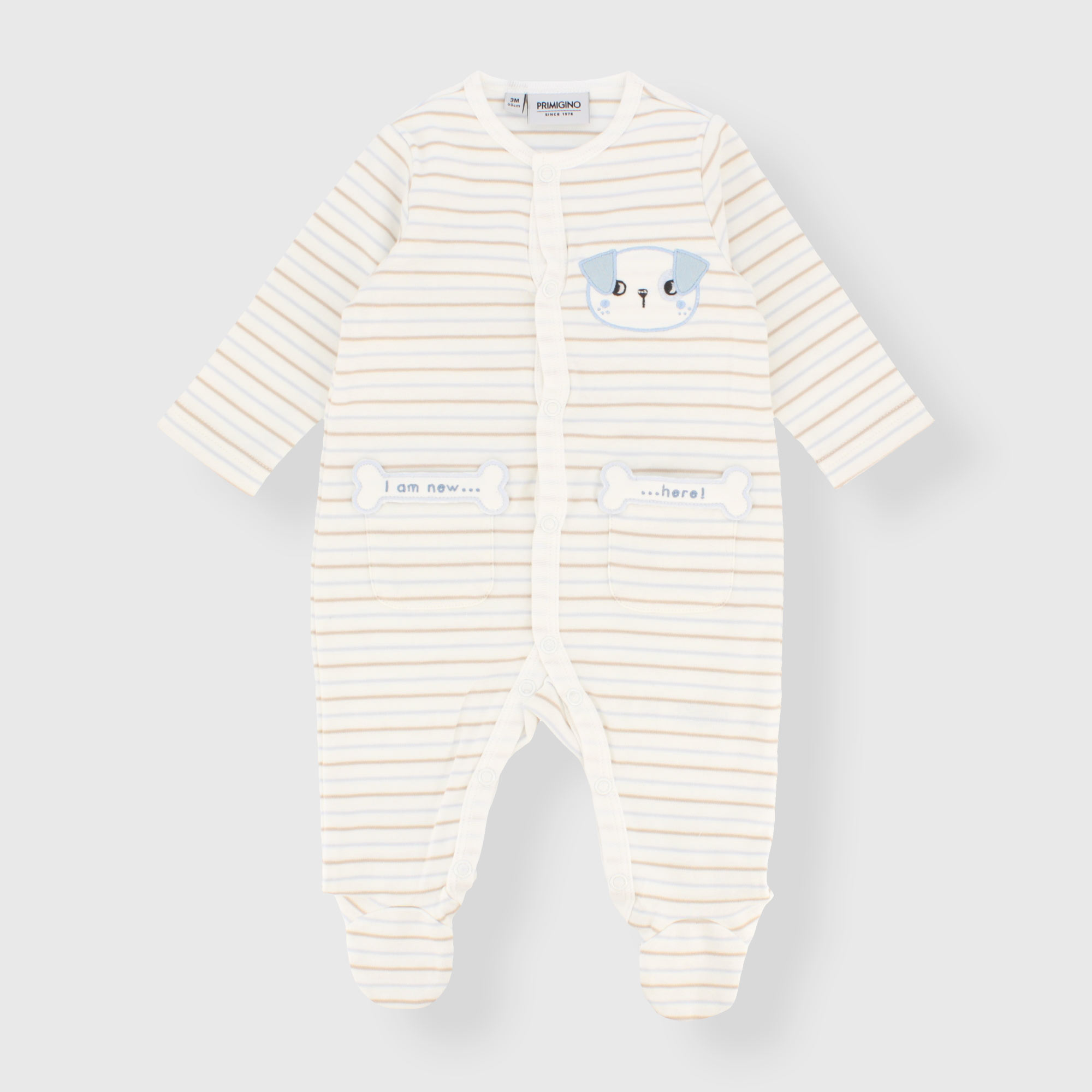 Tutina in interlock da neonato, BIANCO