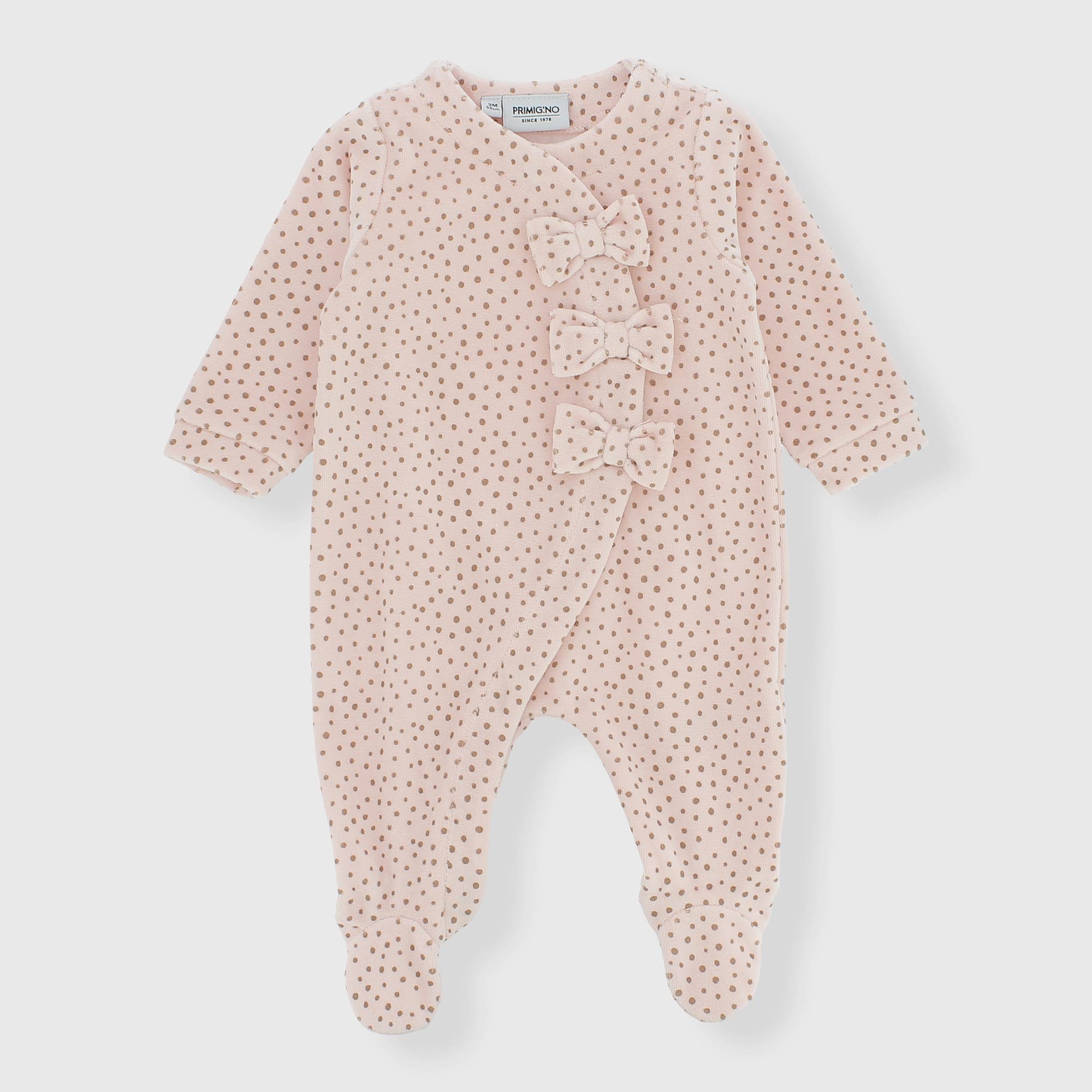 Tutina in ciniglia da neonata, ROSA