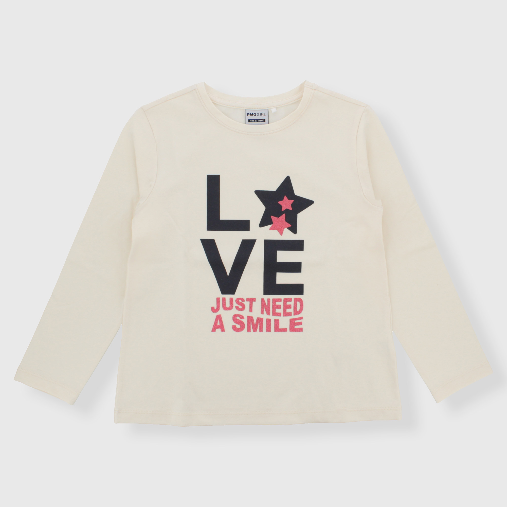 T shirt fille manche longue store