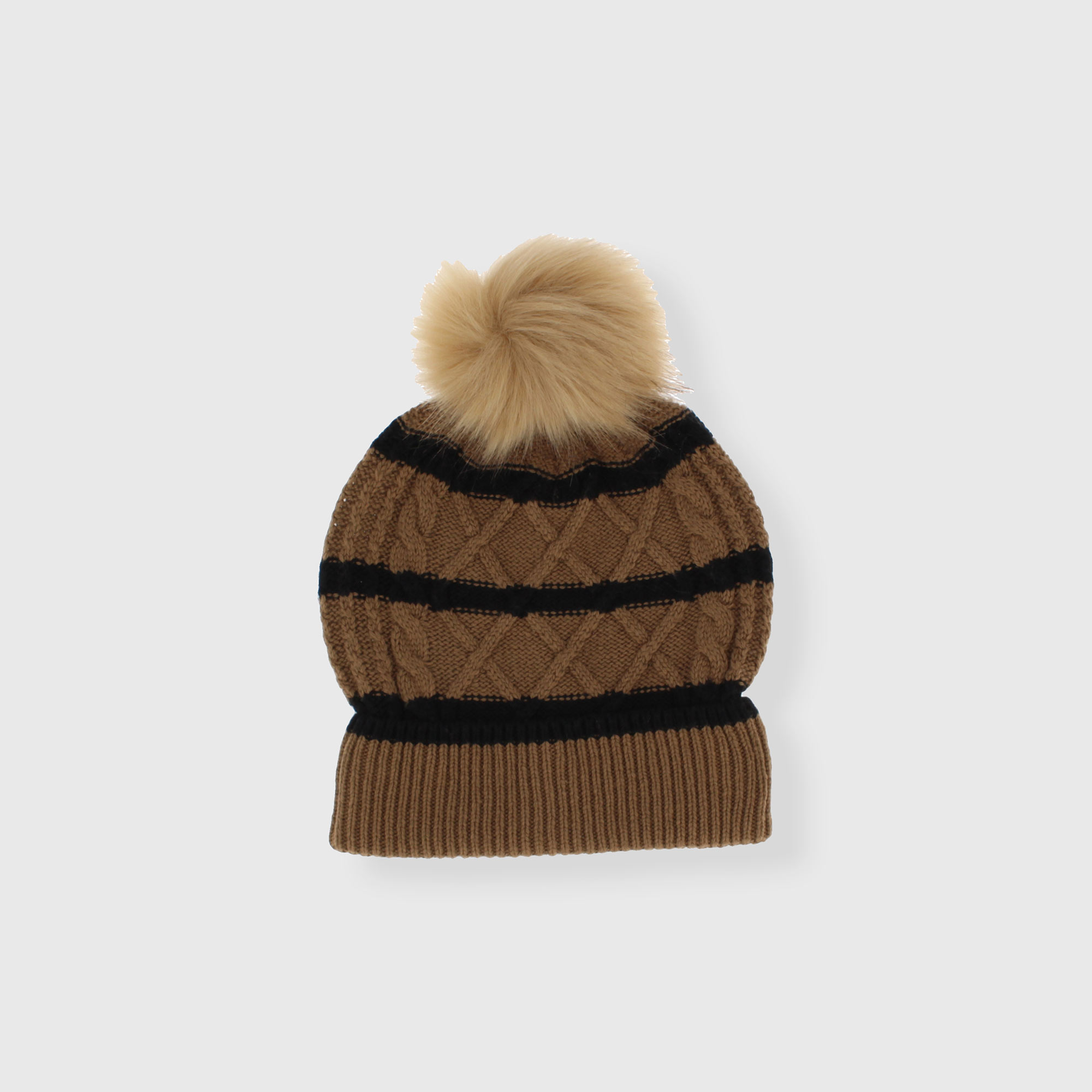 Berretto&#x20;in&#x20;maglia&#x20;da&#x20;bambino,&#x20;MARRONE